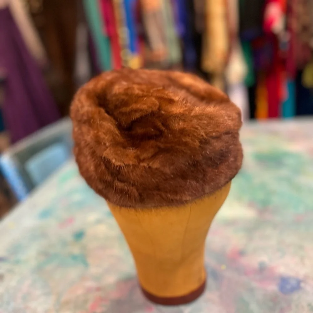 Mid Century Fur Barrette